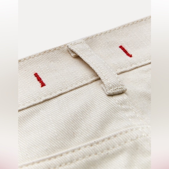 ZARA LOW RISE STRAIGHT LEG VELVET JEANS ZW COLLECTION $109 retail Size 6 NWT - Picture 7 of 15